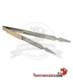 Pinzas de metal y madera para cachimba de 32 cm