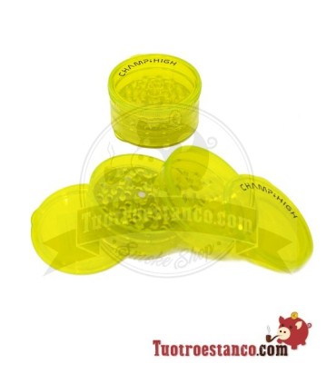 Grinder de plástico Champ 60 mm de 4 partes