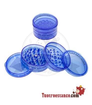 Grinder de plástico Champ 60 mm de 4 partes