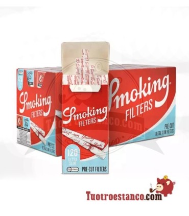 Pre-cut 5.7 mm Smoking filters - 20 boxes of 120 filters