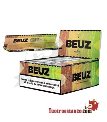 Papel Beuz Brown King Size 110 mm - 50 libritos