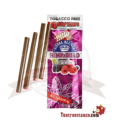 Royal Blunt Hemp Paper Berry Flavor - 4u