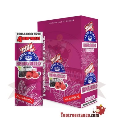 Papier Royal Blunt Chanvre saveur des Fruits de la Forêt - 4u