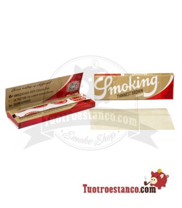 Papel Smoking marrom ultrafino regular 70 mm