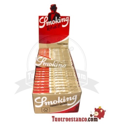 Caixa de papel Smoking Castanho mais fino Regular 70 mm