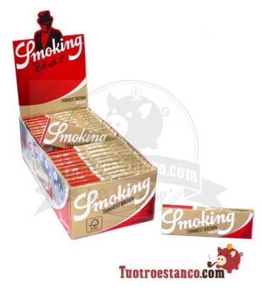 Estuche de papel Smoking Thinnest Brown Regular 70 mm