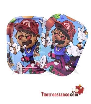Bandeja Metálica + Tapa Bad Mario