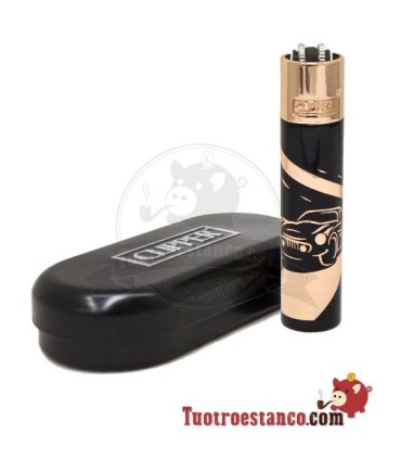 Clipper metálico Classic Cars + estuche metálico