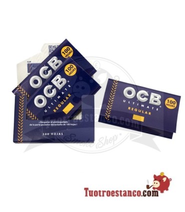Papel OCB Ultimate 300 regular de 70mm - 40 libritos