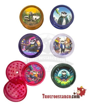 Grinder plástico Panda 3 partes