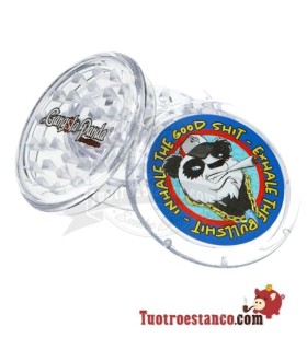 Grinder de plástico Transparente Gangsta PANDA
