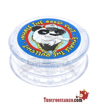 Grinder de plástico Transparente Gangsta PANDA