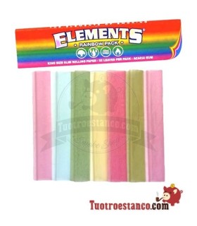 Papel de Arroz Elements RAINBOW Slim 110mm