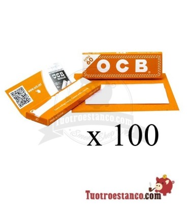 2 Orange OCB Cases 70mm - 100 booklets