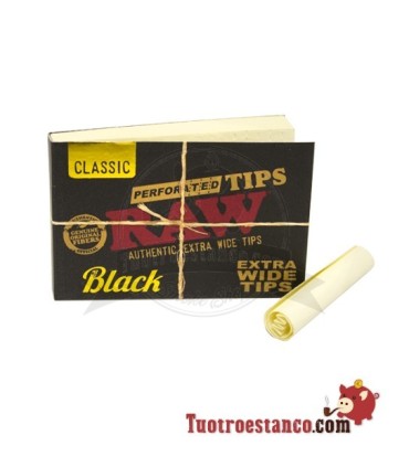 Tips anchos Raw Black