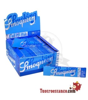 Papel Smoking SmoQueen Sapphire King Size 110 mm - 50 libritos