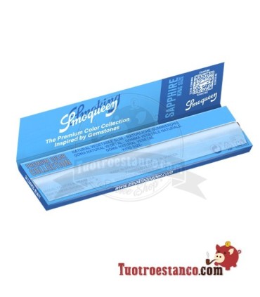 Papel Smoking SmoQueen Sapphire King Size 110 mm - 50 libritos