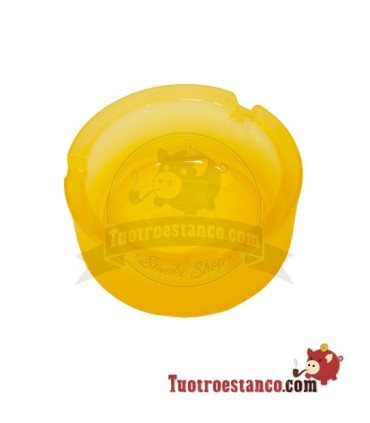 Cenicero de Cristal colores pequeño 8,4 cm