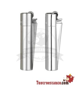 Clipper Metálico Plata + Estuche Metálico