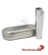 Clipper argento metallico + cassa metallica