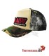 Gorra rejilla Trucker camuflaje Beige + poker Raw