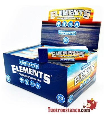 Estuche de filtros de cartón Elements - 50 filtros