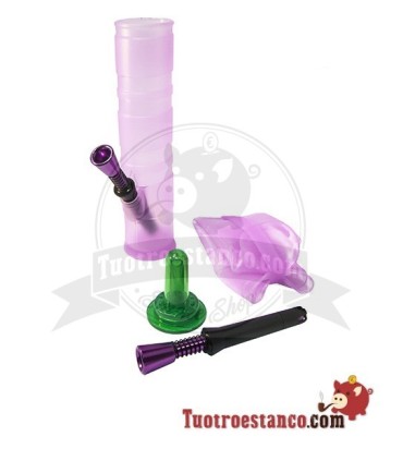 Bong Tubo Silicona plegable 20cm